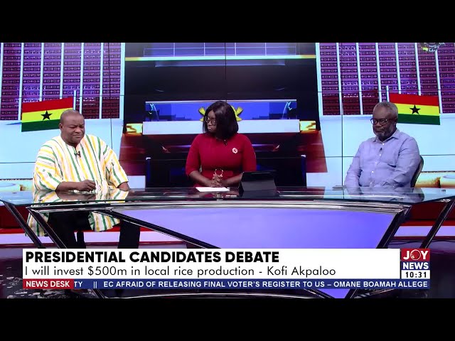 Election 2024: Hassan Ayariga and Kofi Akpaloo go head-to-head in intense presidential debate