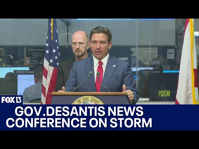 Gov. DeSantis news conference ahead of storm