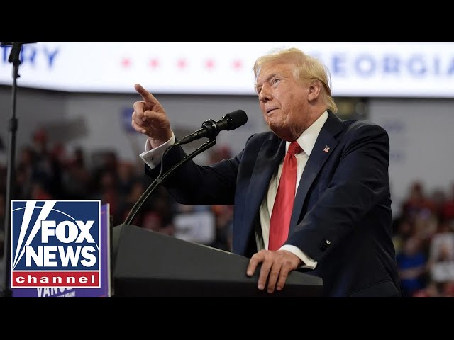 LIVE: Trump delivers remarks on the tax code and inflation in Georgia