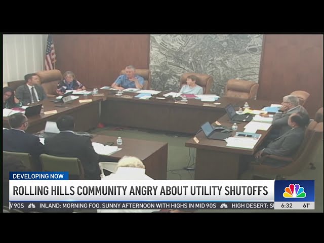 Rolling Hills community angry about utility shutoffs