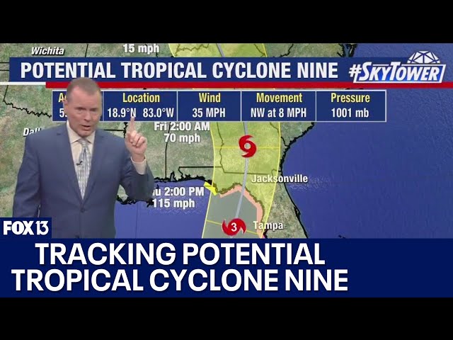 Watches extended for Potential Tropical Cyclone Nine