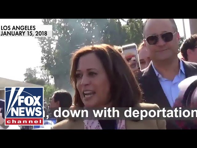 Unearthed video shows Kamala Harris chanting 'down with deportation'