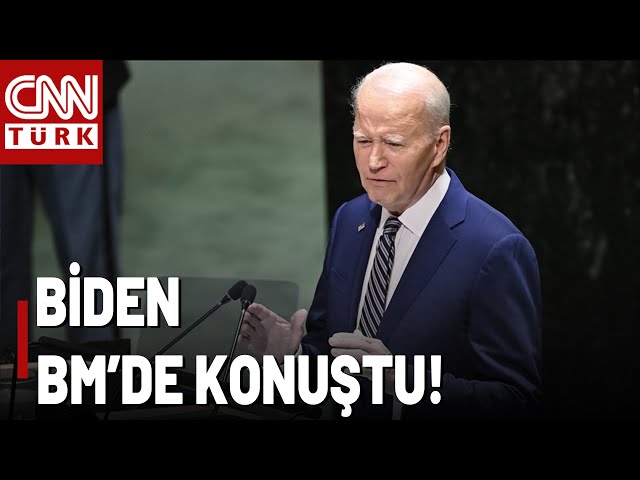 ABD Başkanı Biden BM'de Konuştu! "Karşı Çıktım, Elimden Geleni Yaptım..."