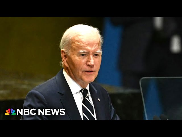 ⁣‘End this war’: Biden calls for release of Israeli hostages and ease of tensions in Middle East