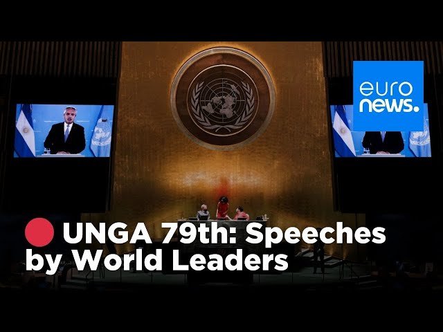 ⁣ LIVE - UNGA 79th morning session: Speeches by World Leaders | euronews 