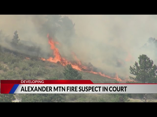 ⁣Alexander Mountain Fire suspect to appear in court