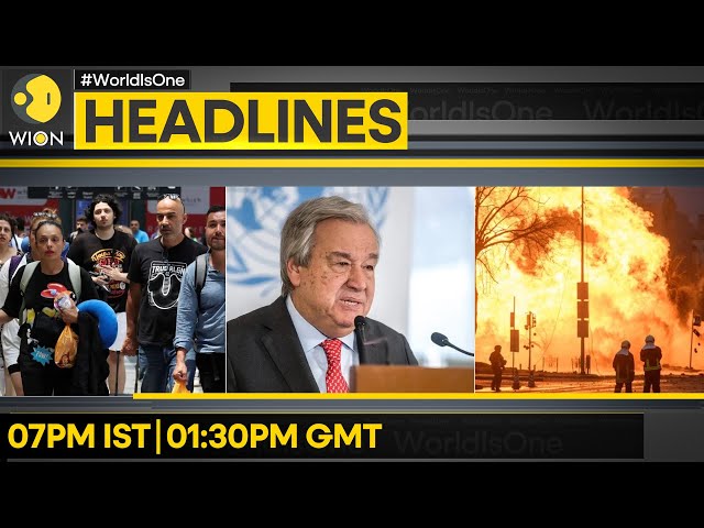 ⁣Lebanon Cannot Become Another Gaza: UN Chief | Russia Launches Massive Airstrikes | WION Headlines