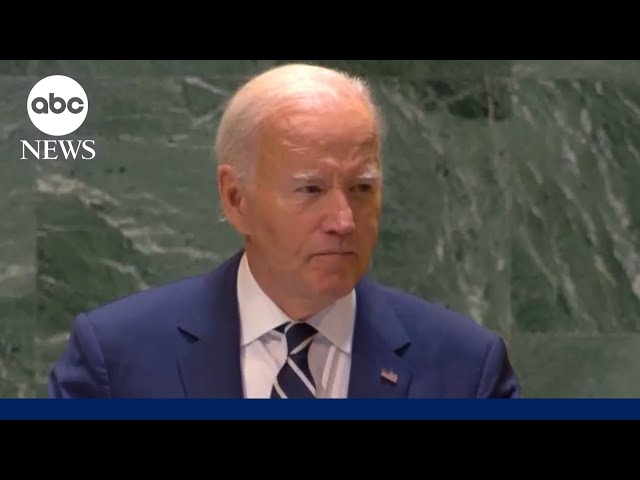 ⁣LIVE: President Biden delivers farewell speech to world leaders at UN General Assembly