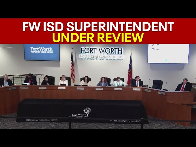 Fort Worth ISD superintendent's contract under review