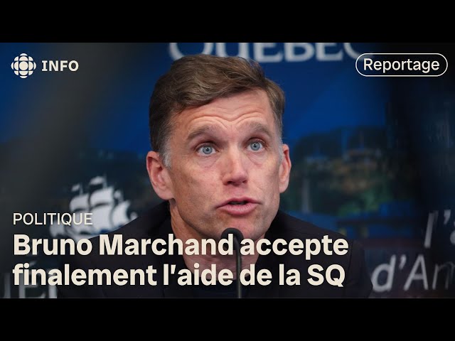 ⁣Marchand accepte l’aide de la Sûreté du Québec