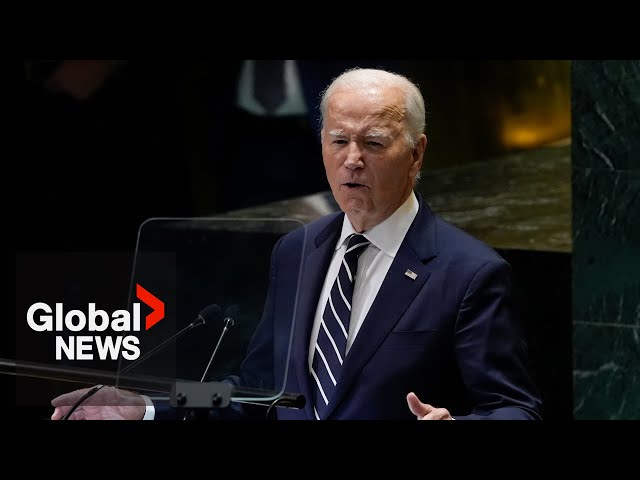 ⁣Choices made now "will determine our future for decades" Biden warns in final UN speech