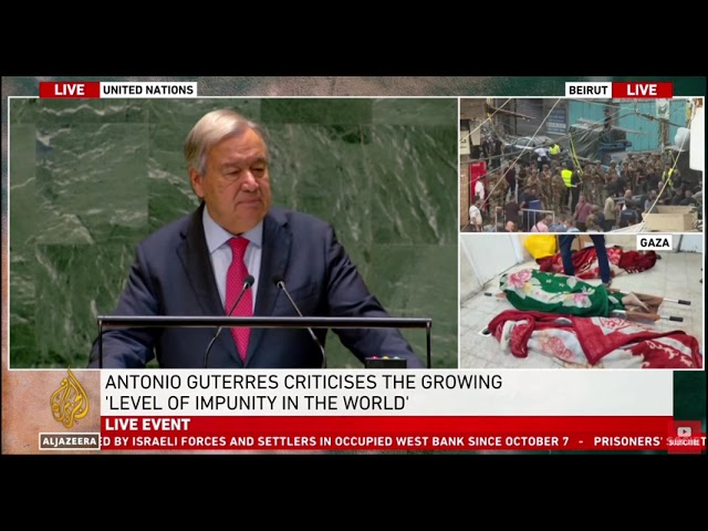 ⁣‘Gaza nightmare threatens to take region with it’, says Guterres | Al Jazeera Newsfeed