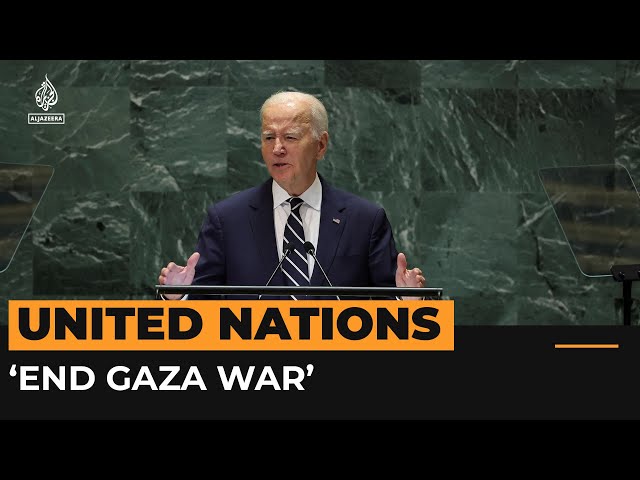 ‘Innocent civilians in Gaza are going through hell’ says Biden | Al Jazeera Newsfeed