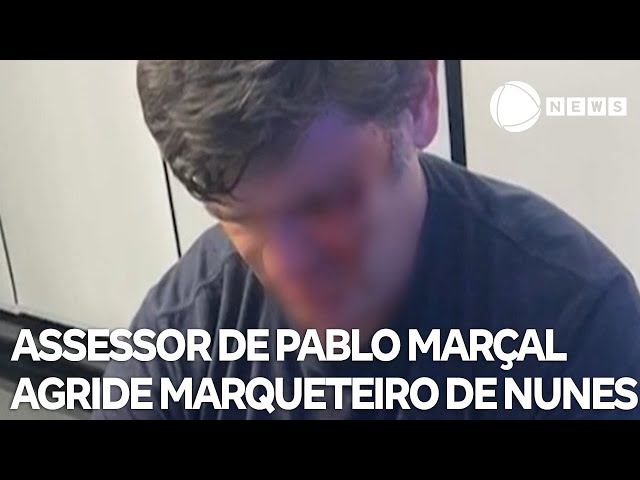 ⁣Assessor de Pablo Marçal agride marqueteiro de Ricardo Nunes durante debate