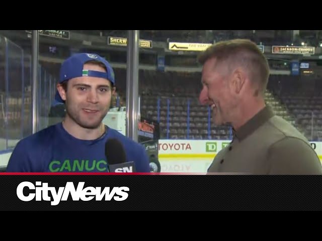 ⁣Canucks' DeBrusk embracing the responsibility of playing with Pettersson