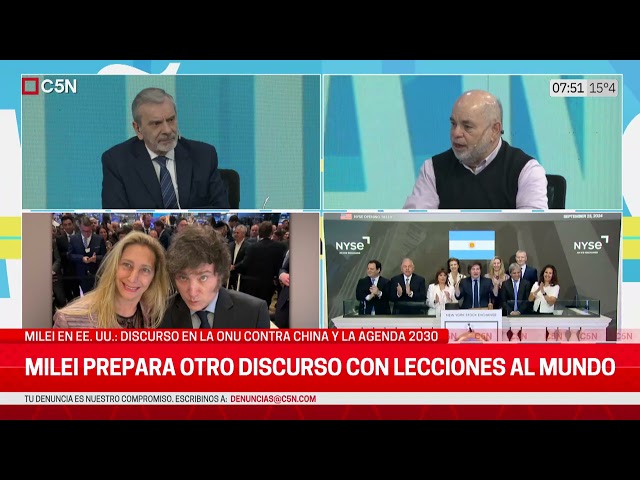 ⁣MILEI HABLARÁ ante la ONU con un DISCURSO que incluye CRÍTICAS a la AGENDA 2030