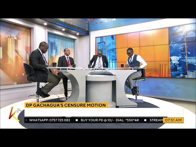 ⁣K24 TV LIVE| DP Gachagua's censure motion #NewDawn