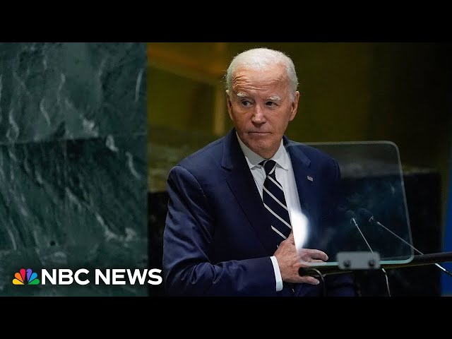 How Biden’s final U.N. speech served as a reflection of his career on the world stage