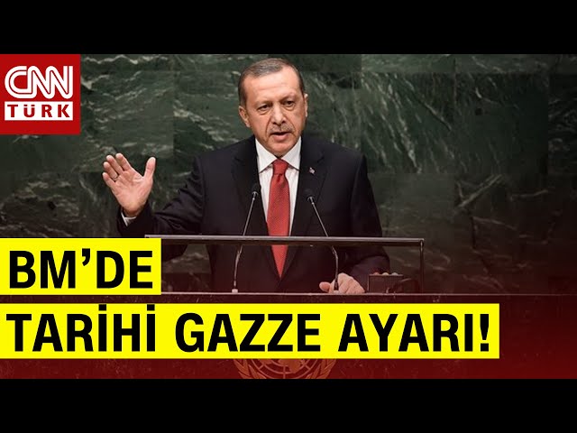 Erdoğan BM'de Konuştu, İsrail'e Göz Dağı Verdi! "Netanyahu Hitler Gibi Durdurulmalı&q