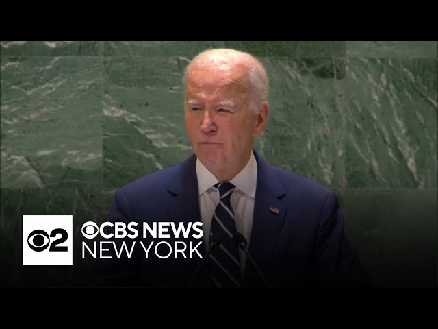 ⁣Biden addresses U.N. General Assembly for last time as president