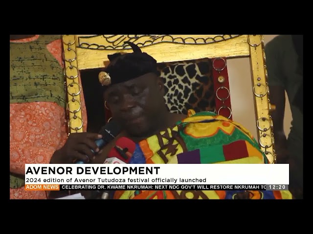 ⁣Avenor Development: 2024 edition of Avenor Tutudoza festival officially launched - Premtobre Kasee