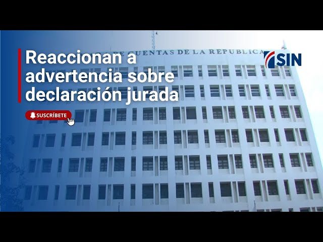 ⁣Reaccionan a advertencia de Abinader a funcionarios sobre declaración jurada de bienes