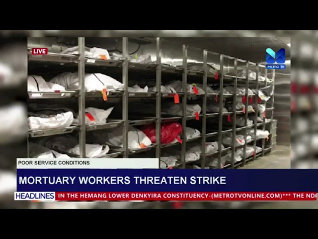 ⁣Mortuary workers threatens strike