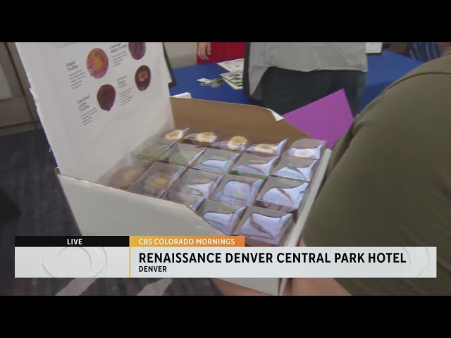 ⁣Small businesses showcase snacks to grab while traveling at DIA