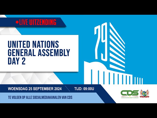 ⁣UNITED NATIONS GENERAL ASSEMBLY DAY 2.  25-09-2024