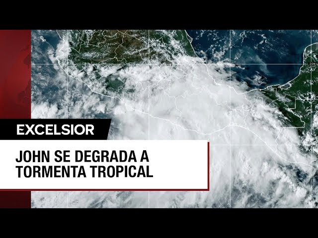 Tormenta John emergerá de nuevo al mar