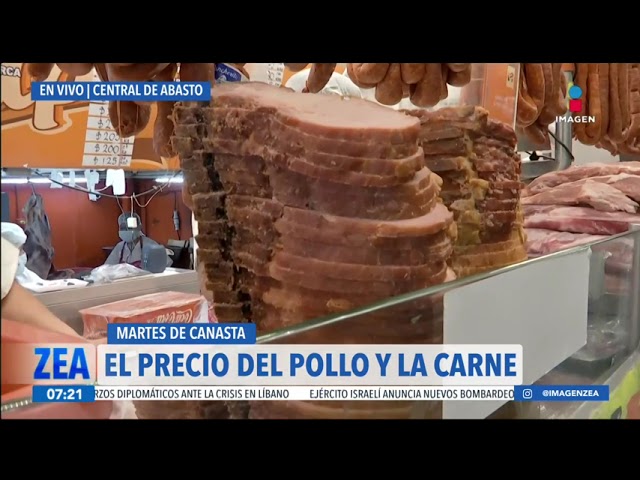 Así el precio del pollo y la carne de puerco y de res en la Central de Abasto de la CDMX | Paco Zea