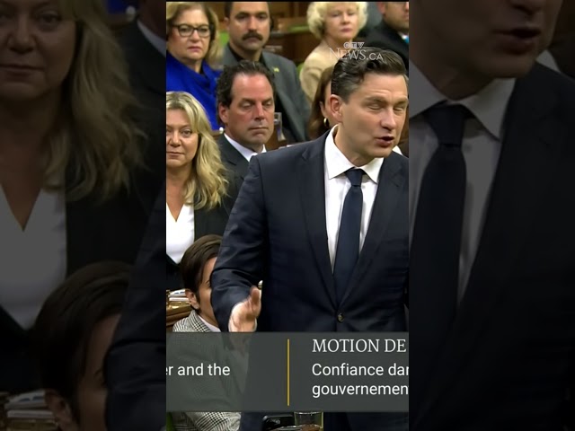 ⁣Poilievre tables non-confidence motion