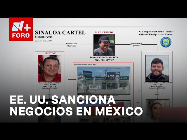 ⁣Golpe al cártel de Sinaloa: EE. UU. sanciona negocios en México - Paralelo 23