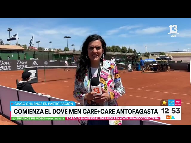 Torneo de tenis Challenger 100 Antofagasta Dove Men+Care reúne a deportistas de todo el mundo