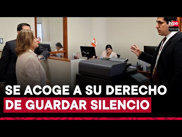 ⁣Fiscal Elizabeth Peralta acudió al Ministerio Público pero se acogió al derecho de guardar silencio