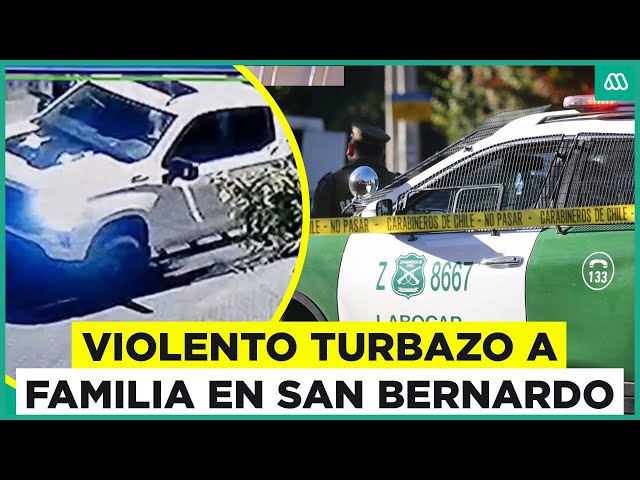 ⁣Ocho sujetos ingresaron a casa en violento turbazo en San Bernardo