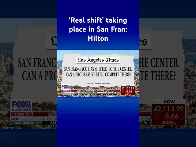 San Francisco reportedly shifting to center ahead of mayoral race #shorts