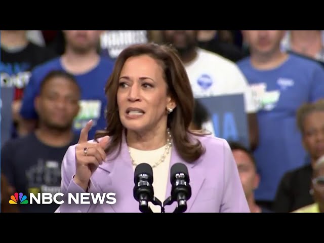 ⁣Harris ‘weighing’ a visit to southern border as polls show Trump leading on the issue of immigration