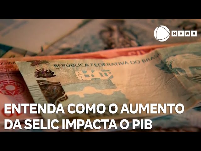 ⁣Entenda como o aumento da Selic impacta o PIB