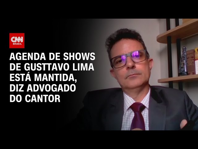 Agenda de shows de Gusttavo Lima está mantida, diz advogado do cantor | CNN 360°