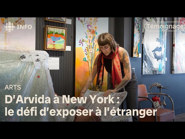 ⁣Le défi logistique d’une galeriste d’Arvida pour exposer à New York