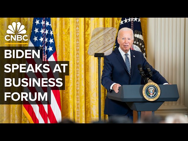 President Biden delivers remarks at the Bloomberg Global Business Forum — 09/24/2024