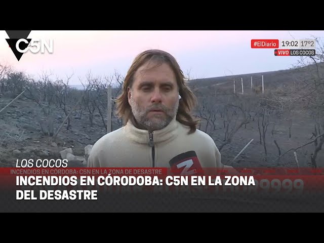 ⁣El drama de PERDERLO TODO por el FUEGO: hablamos con un DAMNIFICADO por los INCENDIOS en CÓRDOBA