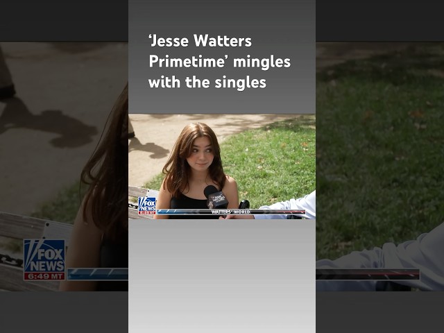 ⁣'Jesse Watters Primetime' asks: 'Why are you single?' #shorts