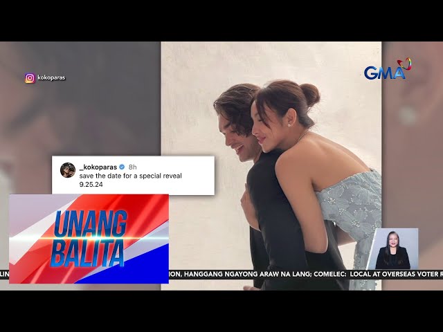 Kyline Alcantara at Kobe Paras, looking sweet ala-couple sa kanilang pictures... | Unang Balita