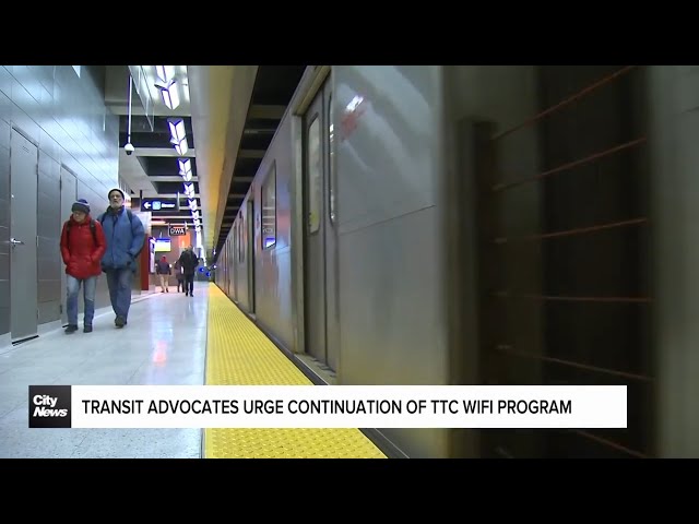 Transit advocates urge continuation of TTC wifi program