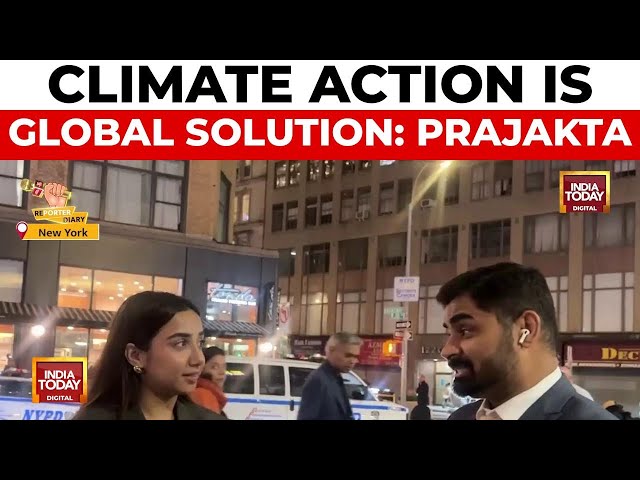 'Climate Action Has No Borders': Prajakta Koli Tells India Today's Rohit Sharma