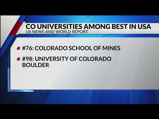 2 Colorado universities among top 100 in US News' Best Colleges list