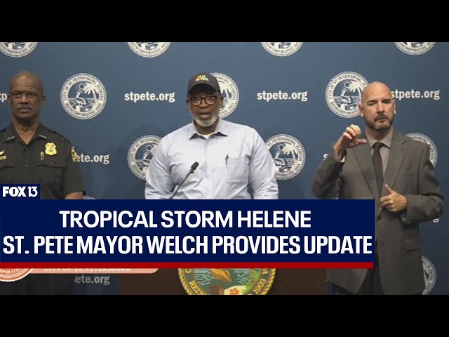 Tropical Storm Helene: St. Pete Mayor provides update