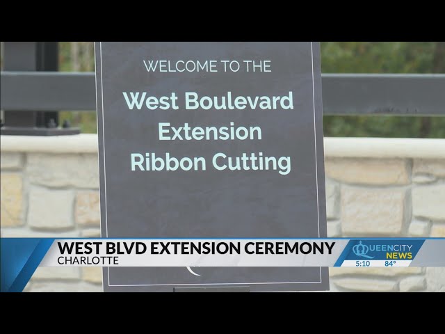 Ribbon cutting ceremony held for the new West Boulevard extension